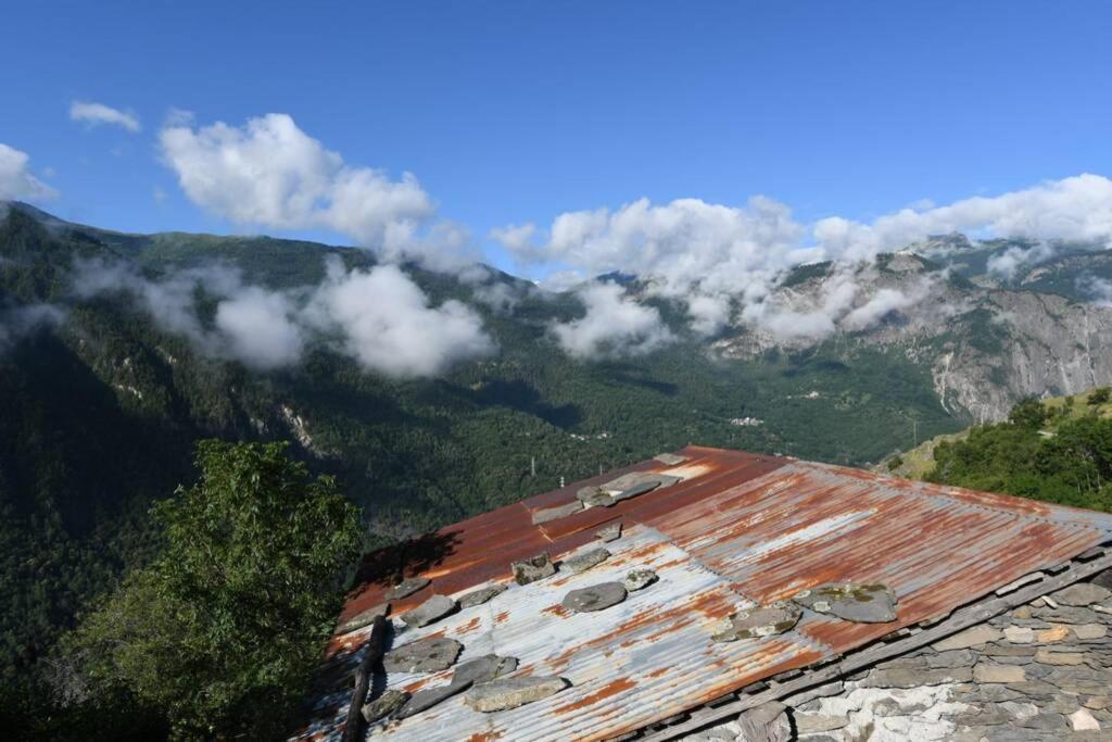 Logement Renove Avec Vue Panoramique La Saussaz Exteriér fotografie